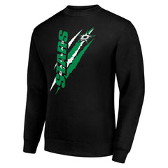 Dallas Stars Starter Color Scratch Pullover Sweatshirt - Black | NHL discount
