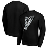 Los Angeles Kings Starter Color Scratch Pullover Sweatshirt - Black | NHL Clearance