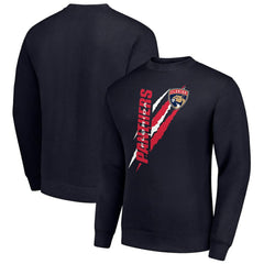 Florida Panthers Starter Color Scratch Pullover Sweatshirt - Navy | NHL on sale