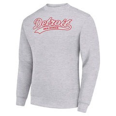 Detroit Red Wings Starter Tailsweep City Pullover Sweatshirt - Heather Gray | NHL online
