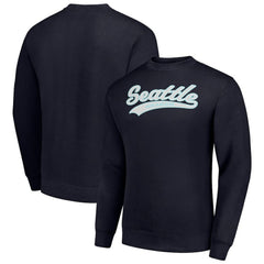 Seattle Kraken Starter Tailsweep City Pullover Sweatshirt - Navy | NHL on sale