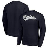 Winnipeg Jets Starter Tailsweep City Pullover Sweatshirt - Navy | NHL discount