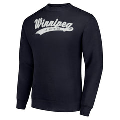 Winnipeg Jets Starter Tailsweep City Pullover Sweatshirt - Navy | NHL discount