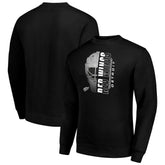 Detroit Red Wings Starter Half Helmet Team Logo Pullover Sweatshirt - Black | NHL online