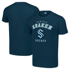 Seattle Kraken Starter Logo T-Shirt - Navy | NHL discount