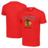 Chicago Blackhawks Starter Logo T-Shirt - Red | NHL Lifestyle