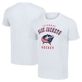 Columbus Blue Jackets Starter Logo T-Shirt - White | NHL Clearance