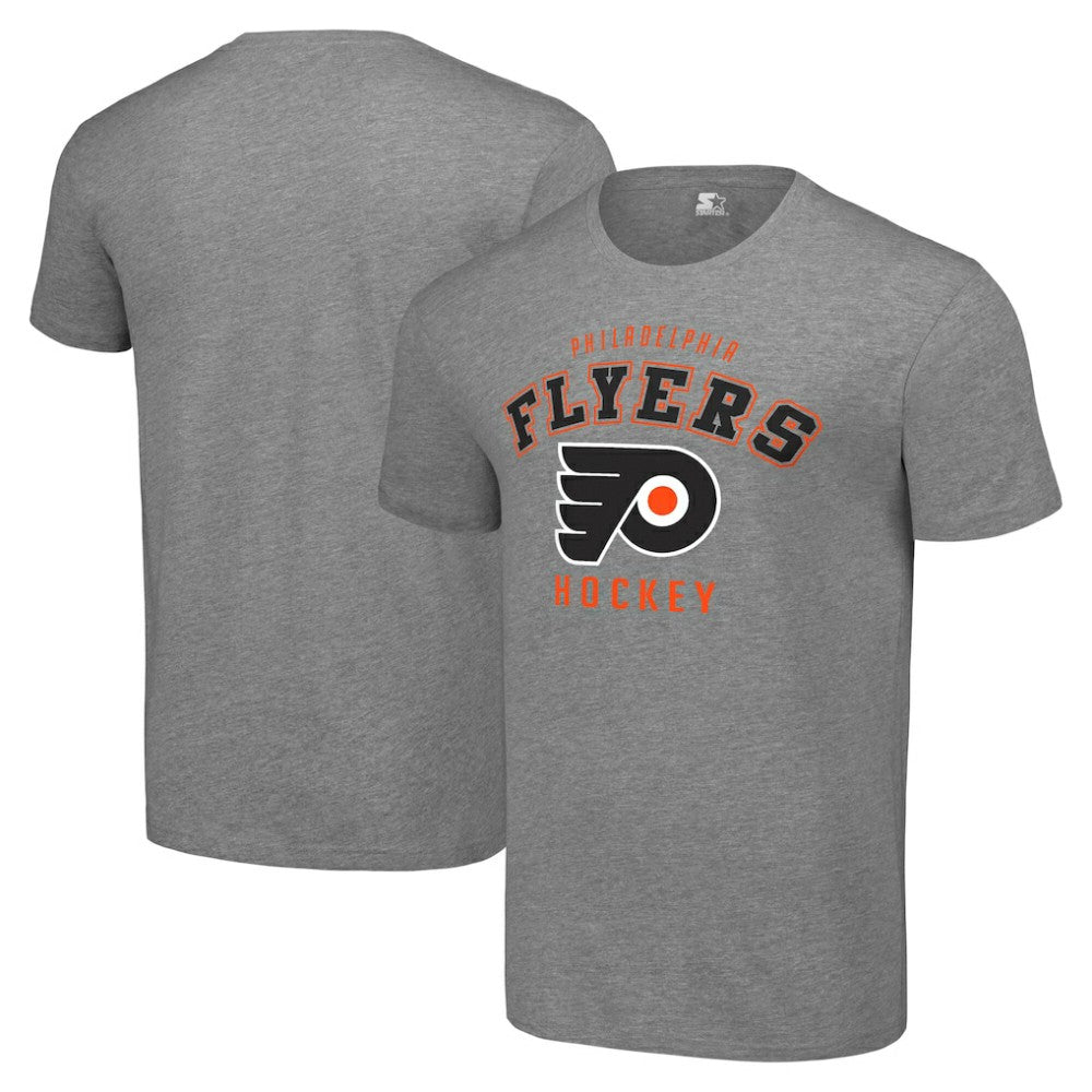 Philadelphia Flyers Starter Logo T-Shirt - Heather Gray | NHL on sale