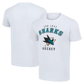 San Jose Sharks Starter Logo T-Shirt - White | NHL near me