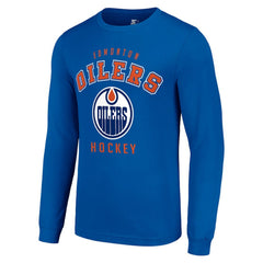 Edmonton Oilers Starter Logo Long Sleeve T-Shirt - Royal | NHL near me