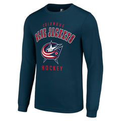 Columbus Blue Jackets Starter Logo Long Sleeve T-Shirt - Navy | NHL near me