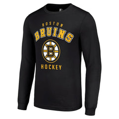 Boston Bruins Starter Logo Long Sleeve T-Shirt - Black | NHL on sale