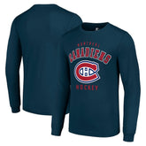 Montreal Canadiens Starter Logo Long Sleeve T-Shirt - Navy | NHL discount