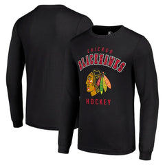 Chicago Blackhawks Starter Logo Long Sleeve T-Shirt - Black | NHL sale