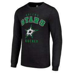 Dallas Stars Starter Logo Long Sleeve T-Shirt - Black | NHL online