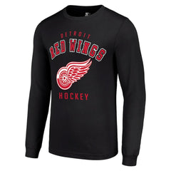 Detroit Red Wings Starter Logo Long Sleeve T-Shirt - Black | NHL on sale
