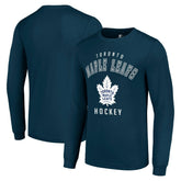 Toronto Maple Leafs Starter Logo Long Sleeve T-Shirt - Navy | NHL Clearance