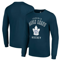 Toronto Maple Leafs Starter Logo Long Sleeve T-Shirt - Navy | NHL Clearance
