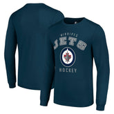 Winnipeg Jets Starter Logo Long Sleeve T-Shirt - Navy | NHL discount