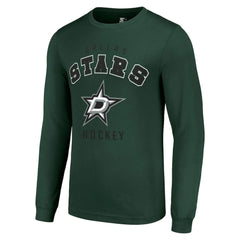 Dallas Stars Starter Logo Long Sleeve T-Shirt - Military Green | NHL Clearance