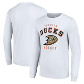 Anaheim Ducks Starter Logo Long Sleeve T-Shirt - White | NHL online