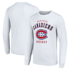 Montreal Canadiens Starter Logo Long Sleeve T-Shirt - White | NHL near me