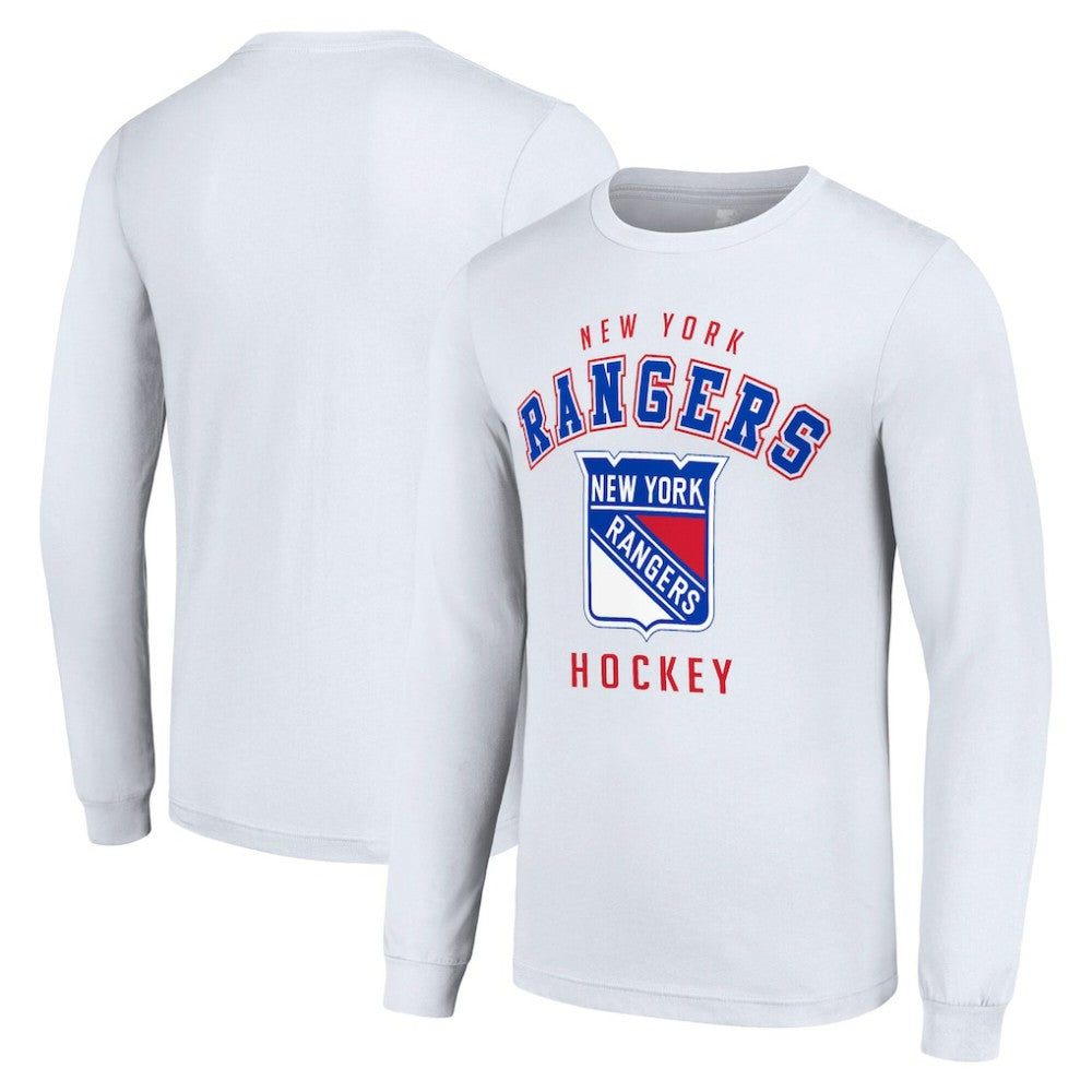New York Rangers Starter Logo Long Sleeve T-Shirt - White | NHL sale