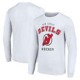 New Jersey Devils Starter Logo Long Sleeve T-Shirt - White | NHL near me