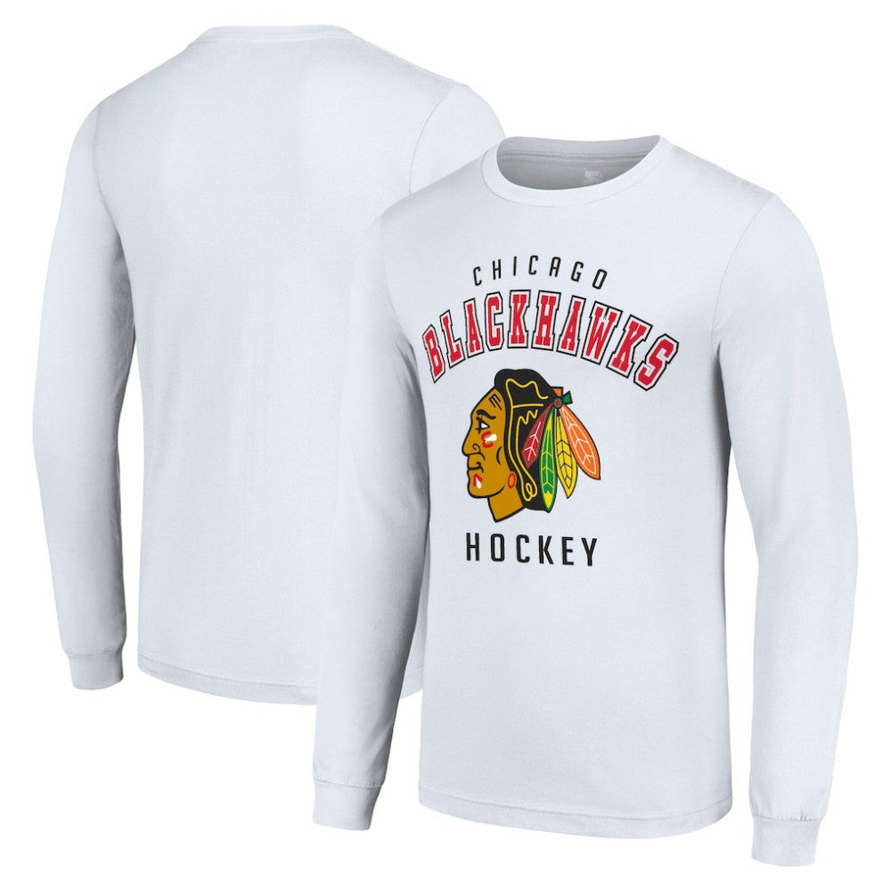 Chicago Blackhawks Starter Logo Long Sleeve T-Shirt - White | NHL sale