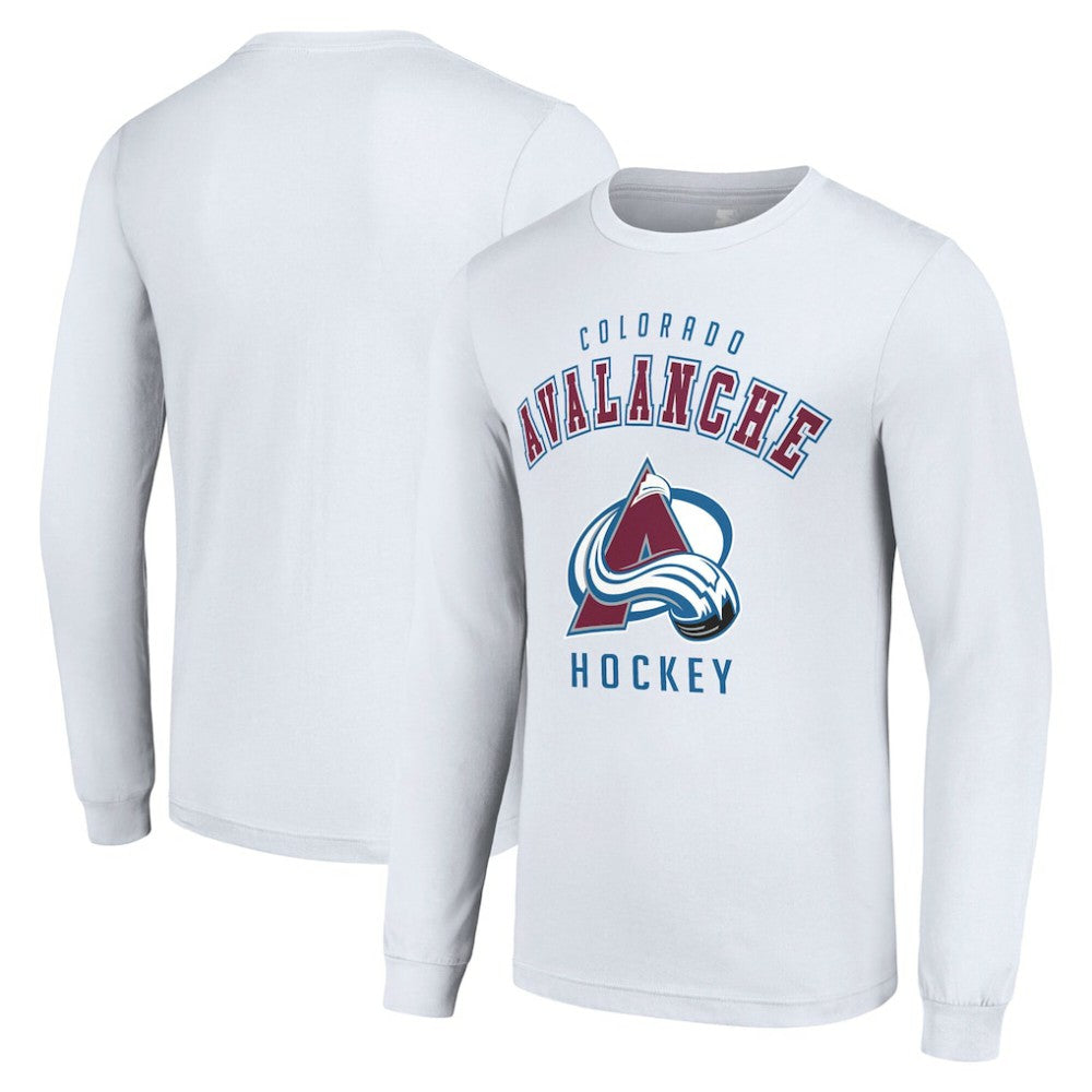Colorado Avalanche Starter Logo Long Sleeve T-Shirt - White | NHL near me