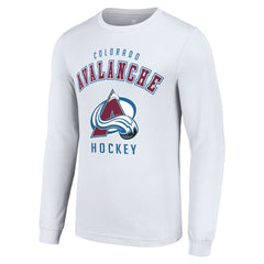 Colorado Avalanche Starter Logo Long Sleeve T-Shirt - White | NHL near me