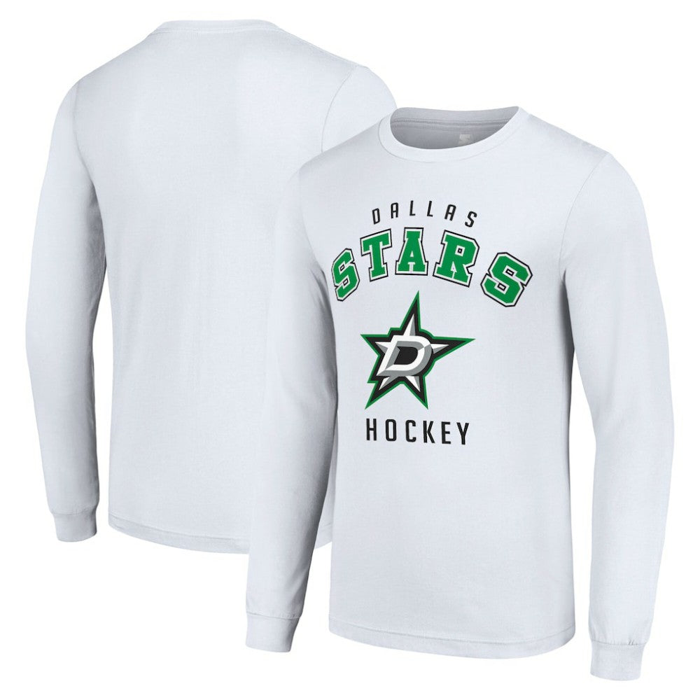 Dallas Stars Starter Logo Long Sleeve T-Shirt - White | NHL online
