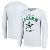 Dallas Stars Starter Logo Long Sleeve T-Shirt - White | NHL online