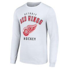 Detroit Red Wings Starter Logo Long Sleeve T-Shirt - White | NHL discount