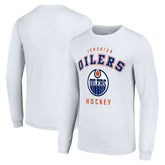 Edmonton Oilers Starter Logo Long Sleeve T-Shirt - White | NHL on sale