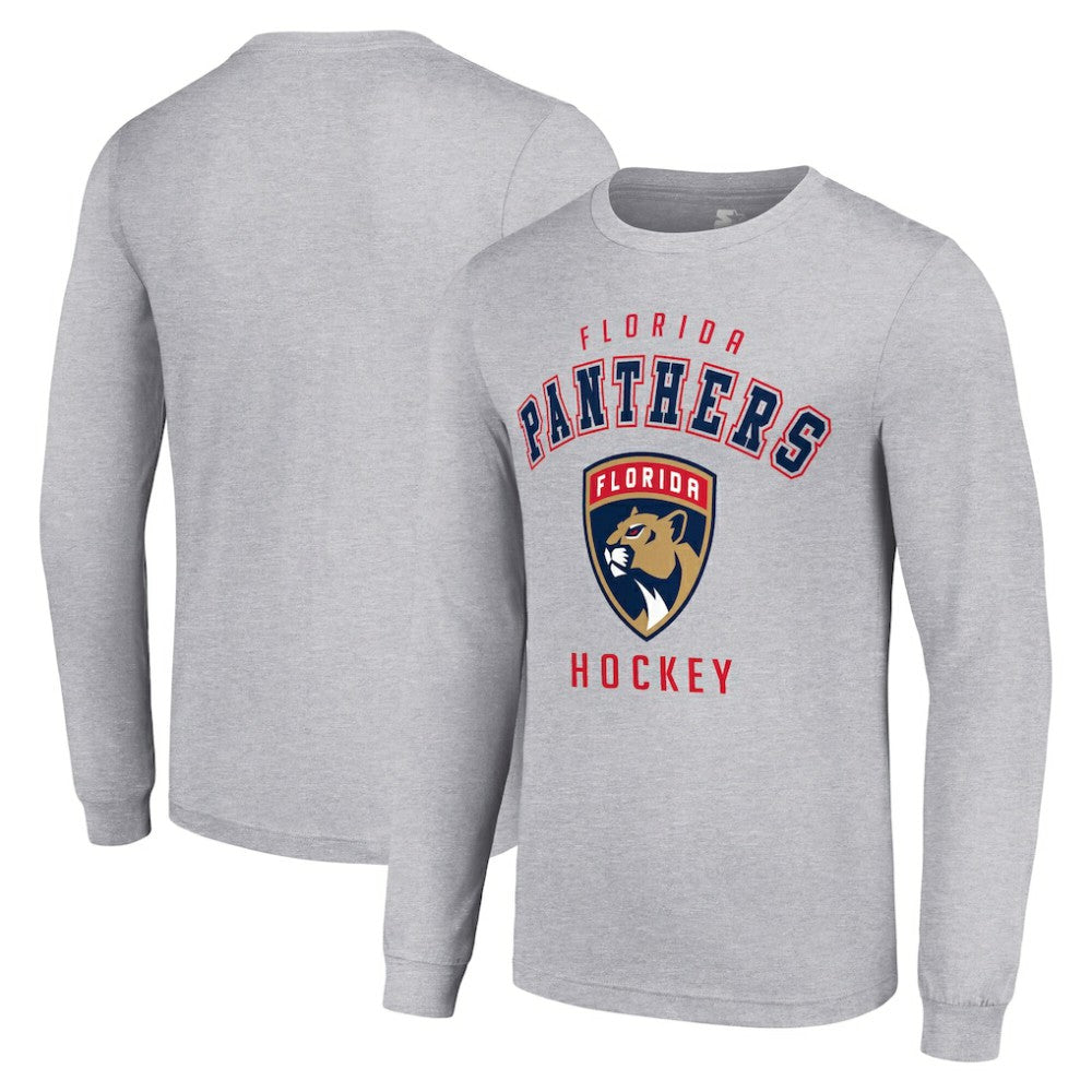 Florida Panthers Starter Logo Long Sleeve T-Shirt - Heather Gray | NHL online