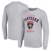 Florida Panthers Starter Logo Long Sleeve T-Shirt - Heather Gray | NHL online