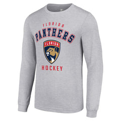Florida Panthers Starter Logo Long Sleeve T-Shirt - Heather Gray | NHL online
