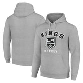 Los Angeles Kings Starter Logo Pullover Hoodie - Heather Gray | NHL online