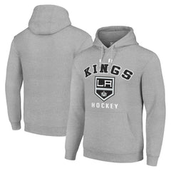 Los Angeles Kings Starter Logo Pullover Hoodie - Heather Gray | NHL online