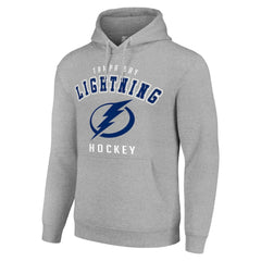 Tampa Bay Lightning Starter Logo Pullover Hoodie - Heather Gray | NHL online
