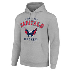 Washington Capitals Starter Logo Pullover Hoodie - Heather Gray | NHL on sale
