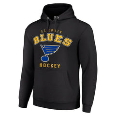 St. Louis Blues Starter Logo Pullover Hoodie - Black | NHL online