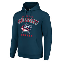 Columbus Blue Jackets Starter Logo Pullover Hoodie - Navy | NHL discount