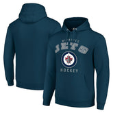 Winnipeg Jets Starter Logo Pullover Hoodie - Navy | NHL near me
