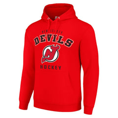 New Jersey Devils Starter Logo Pullover Hoodie - Red | NHL near me