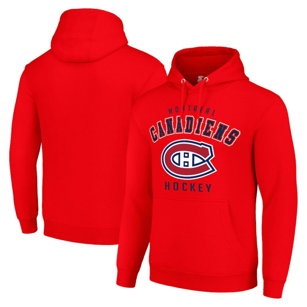 Montreal Canadiens Starter Logo Pullover Hoodie - Red | NHL discount