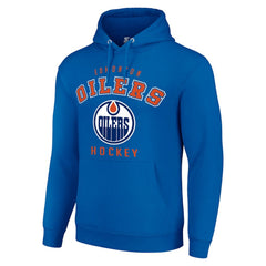 Edmonton Oilers Starter Logo Pullover Hoodie - Royal | NHL near me