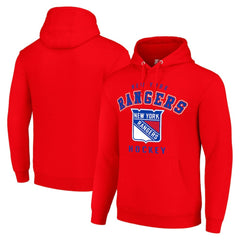 New York Rangers Starter Logo Pullover Hoodie - Red | NHL near me