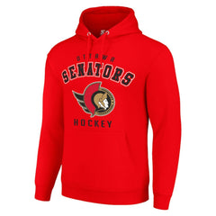 Ottawa Senators Starter Logo Pullover Hoodie - Red | NHL Lifestyle